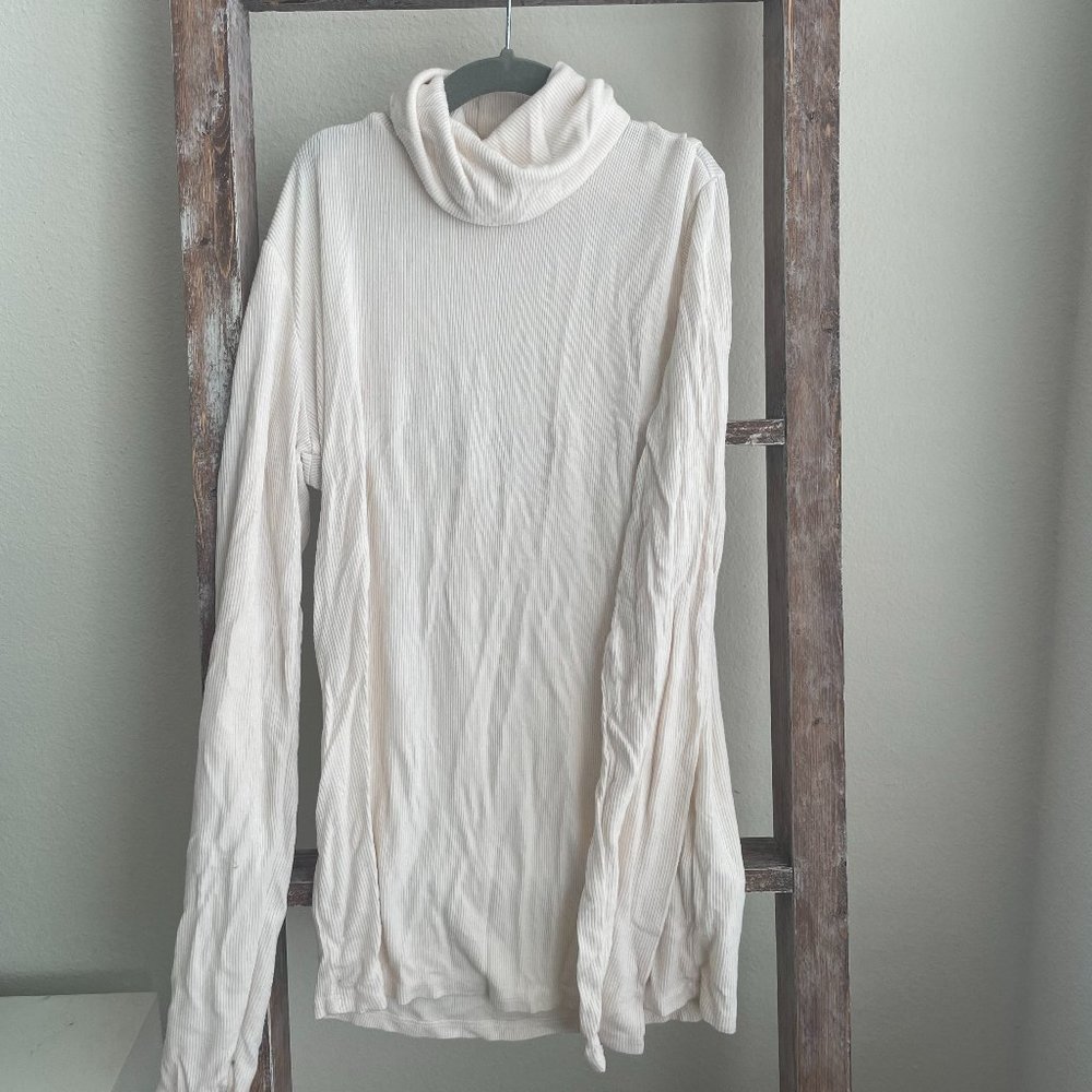 Cream Michael Stars Long Sleeve Turtleneck
